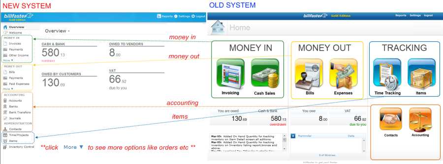 billfaster new look cloud accounting
