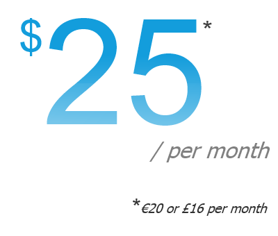 $25 per month
